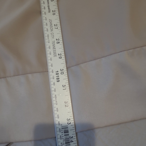 H&M Women's Sz 6 Taupe Grey shift dress with satin trim event party career work - Picture 8 of 9